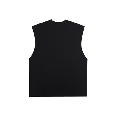 Appointed Abide Tank Black — flat lay back