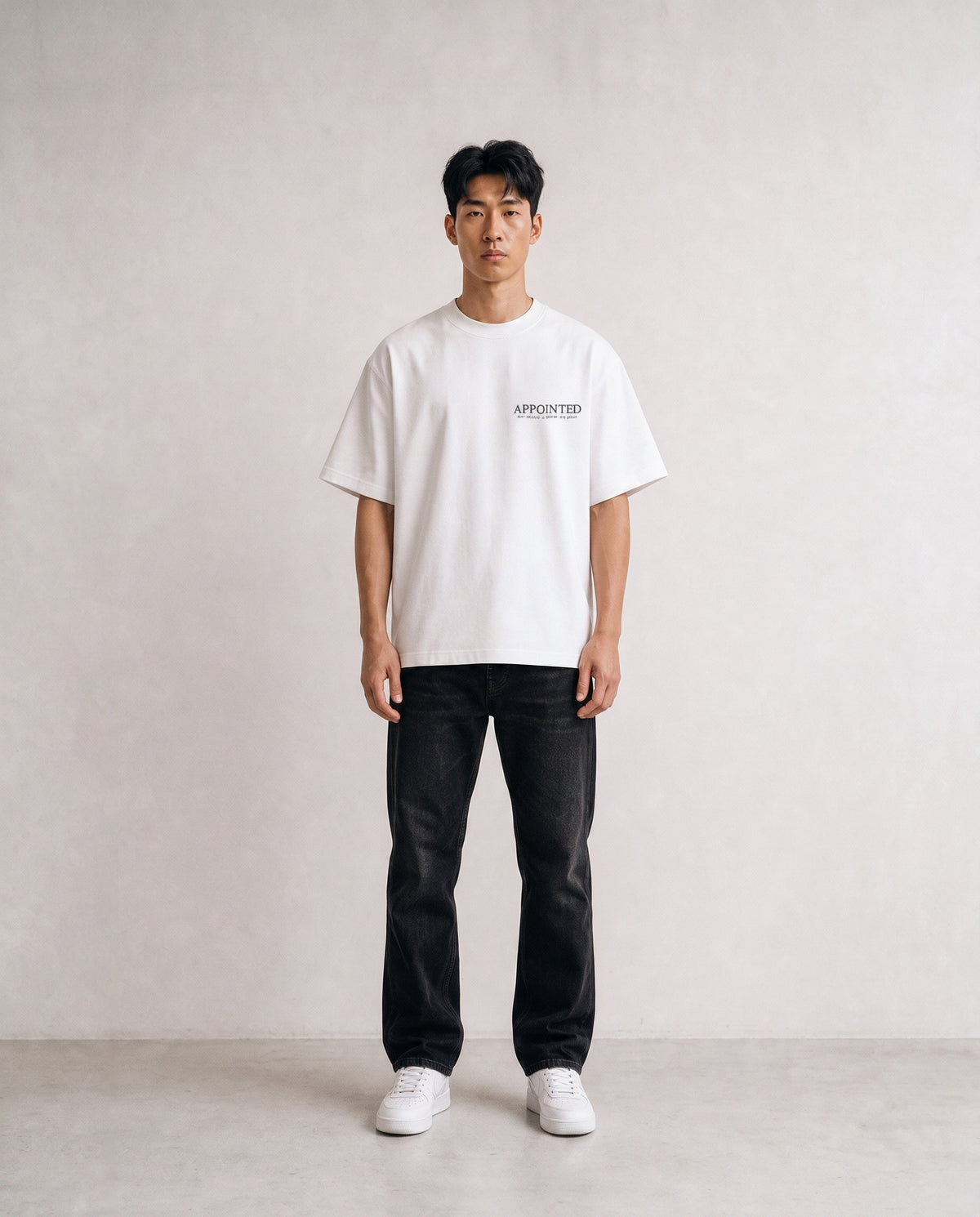 Abide Tee — White