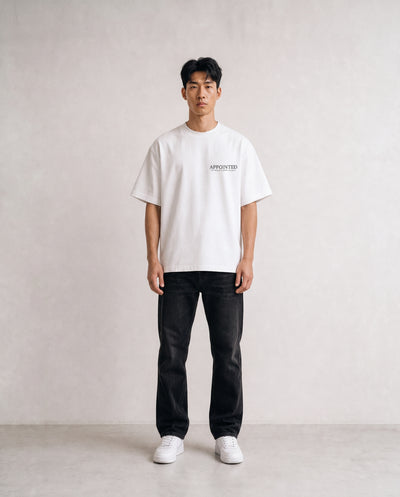 Abide Tee — White