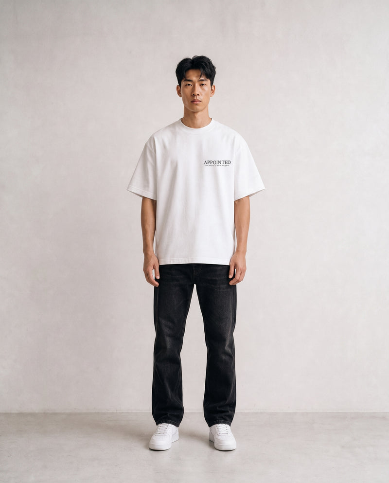 Abide Tee — White